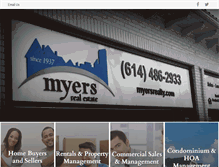 Tablet Screenshot of myersrealty.com